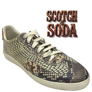 Scotch & Soda | Maison  Women’s Snake Print  Size 9.5 | Sneakers Pre-Owned